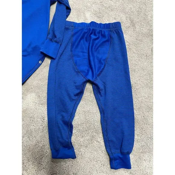 Patagonia Capilene Base Layer One Piece and Pants Size 3T Blue - Picture 3 of 7
